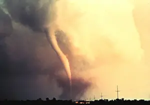 Cumulonimbus Clouds Stampe: Tornado