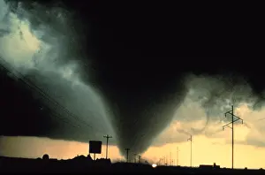 Cumulonimbus Clouds Stampe: Tornado