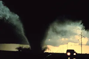 Cumulonimbus Clouds Stampe: Tornado