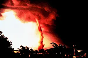 Cumulonimbus Clouds Stampe: Tornado Sequence, 3 of 4