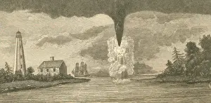 Stormy Weather Conditions Stampe: Waterspout