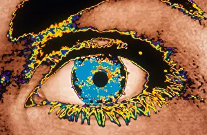 Colorful Female Portraits Stampe: Woman's Eye