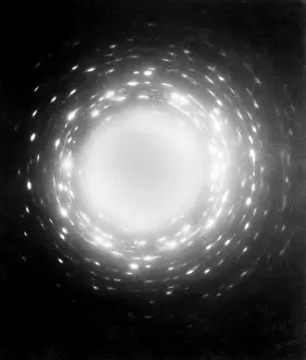 Electron Microscope Images Stampe: X-Ray Diffraction Polyethylene Crystals